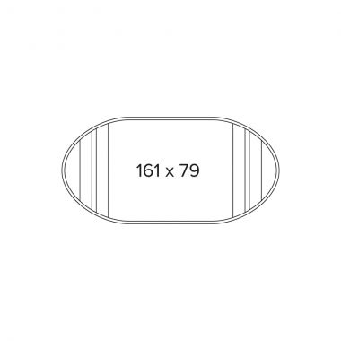 Купель овальная Blumenberg 161x79
