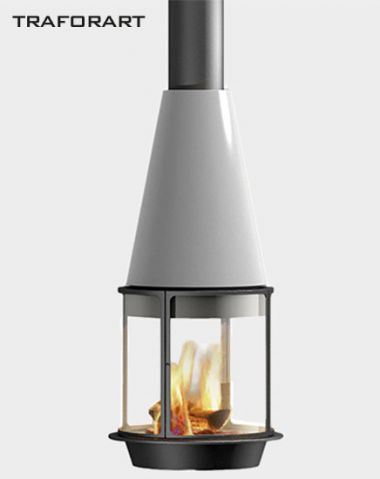 Камин центральный Traforart Arlete High Glass