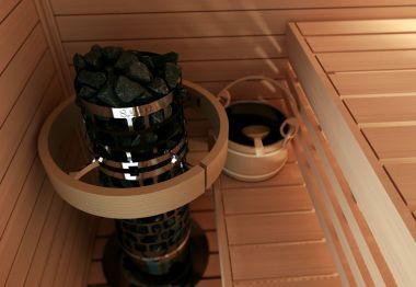 Каменка электрическая Sawo ARIES TOWER ROUND ARI3-75NB