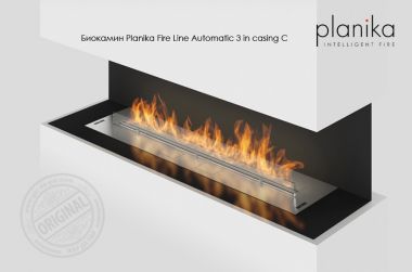 Биокамин купить в Харькове - Planika Fire Line Automatic 3 in casing C