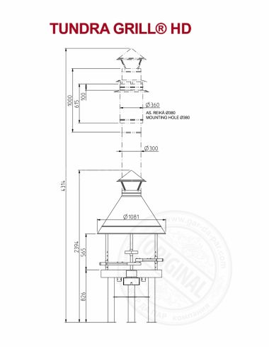 Гриль барбекю Tundra Grill 100 Heavy Duty