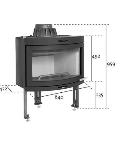Каминная топка Jotul I 400 Panorama