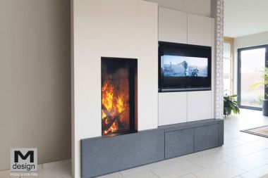 Каминная топка M-design Diamond+ 550 V