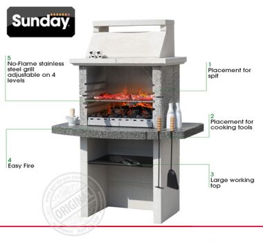 Печь барбекю Sunday Grill Santiago