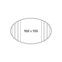 Купель овальная Blumenberg 168x106