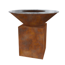 Дизайнерский мангал AHOS Original corten