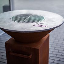 Дизайнерский мангал AHOS Original corten