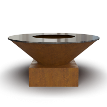 Дизайнерский мангал AHOS Original low corten