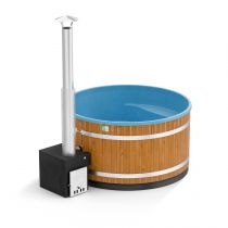 Вулична купіль на дровах Kirami Comfort Family L CUBE термодерево