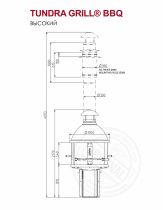Гриль барбекю Tundra Grill BBQ, высокий