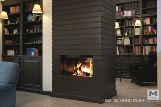 Каминная топка M-design Diamond 850 DH Double Face
