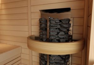 Каменка электрическая Sawo TOWER WALL TH6-90NS-WL