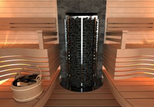 Каменка электрическая Sawo TOWER WALL TH6-120NS-WL
